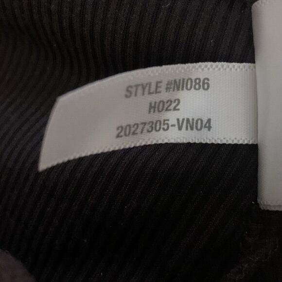 Madewell Women's Sz Medium Corduroy Tie-Front Faux-Wrap Top Spiced Raisin - Picture 6 of 8